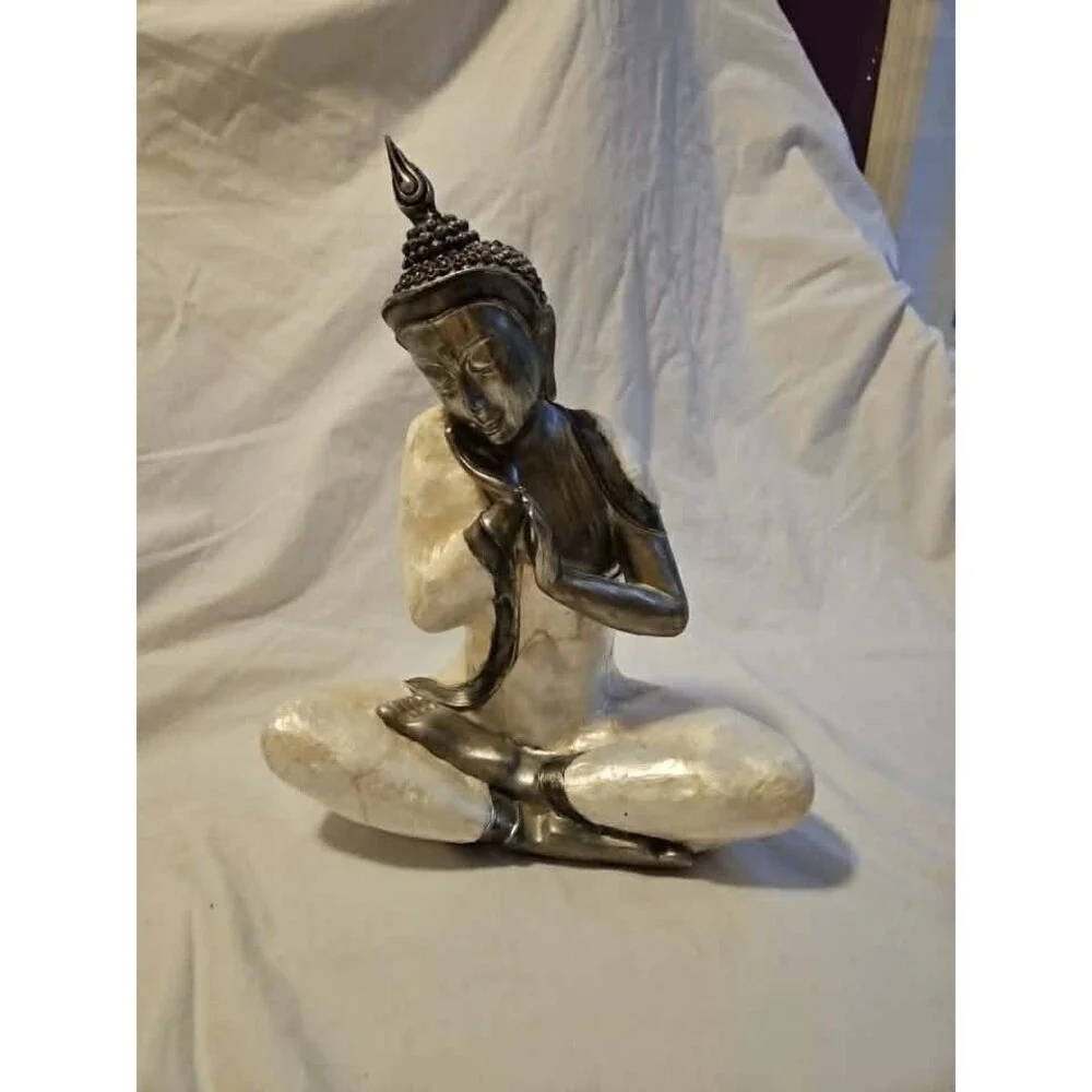 Thai-Style Praying Buddha Statue – Serene‎ Seated Meditation Figure (Resin)